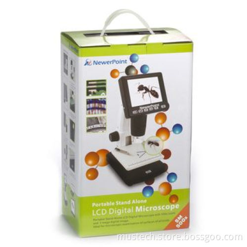 High Quality 500x USB LCD Digital Microscope